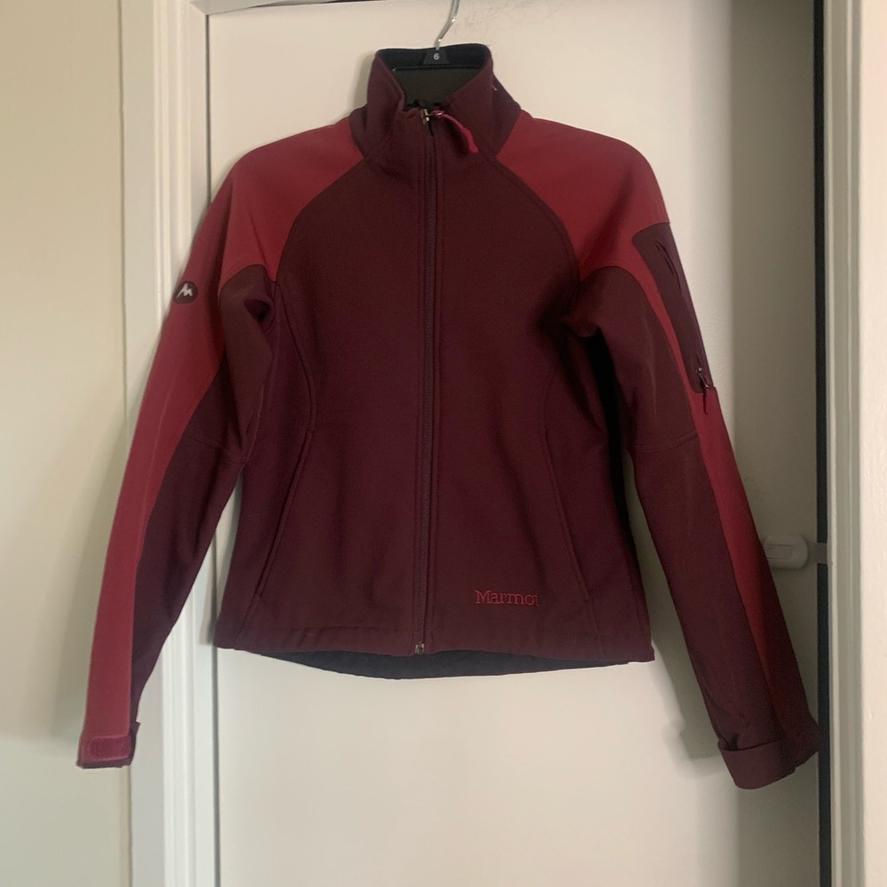 Marmot Two Toned Soft Shell Jacket Women’s Size XS Full Zip